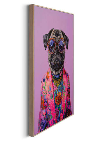 Orangewallz 4-delige set: ingelijste kunstdrukken "Funky Animal"