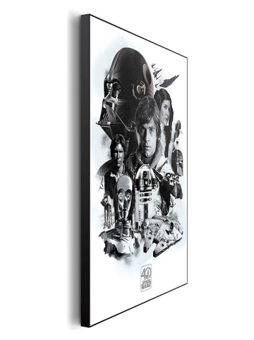 Orangewallz Gerahmter Kunstdruck "Star Wars - 40th Anniversary"