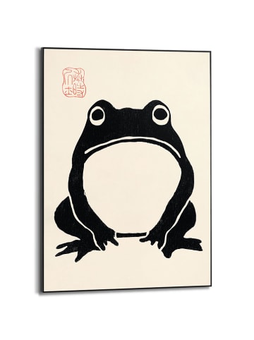 Orangewallz Gerahmter Kunstdruck "Japanese Frog"
