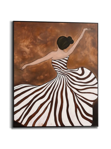 Orangewallz Ingelijste kunstdruk "Curling Dress"