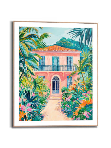 Orangewallz Gerahmter Kunstdruck "Holiday Mansion"