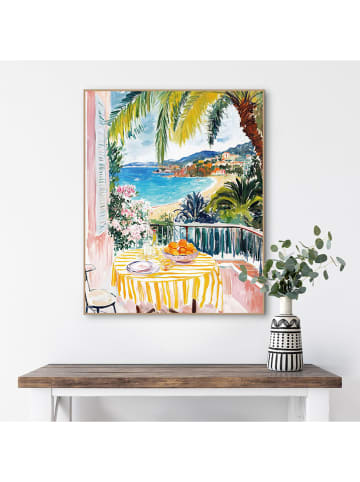 Orangewallz Ingelijste kunstdruk "Vacation Bay"