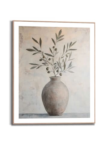 Orangewallz Ingelijste kunstdruk "Olive Vase"