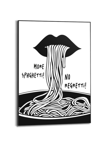 Orangewallz Druk artystyczny "Spaghetti Regretti" w ramce
