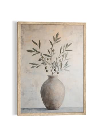 Orangewallz Gerahmter Kunstdruck "Olive Branch"