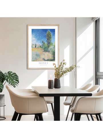 Orangewallz Gerahmter Kunstdruck "Monet - Landscape in Ile Saint-Martin"