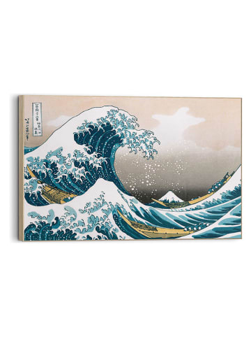 Orangewallz Gerahmter Kunstdruck "The Great Wave"