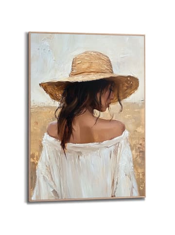 Orangewallz Ingelijste kunstdruk "Golden Breeze"