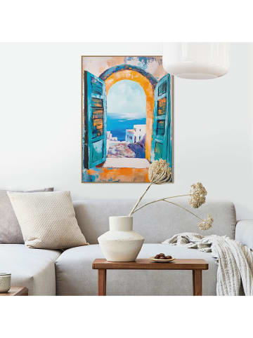 Orangewallz Ingelijste kunstdruk "Window to Paradise"