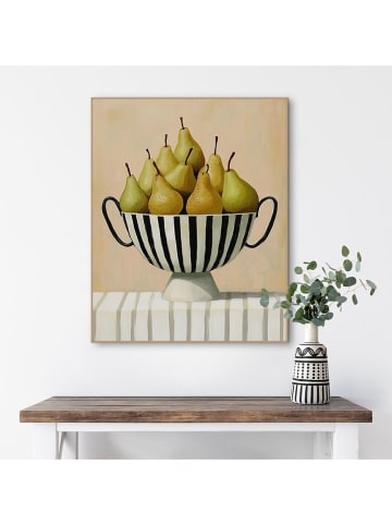 Orangewallz Gerahmter Kunstdruck "Bowlful of Pears"