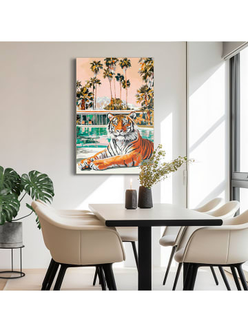 Orangewallz Gerahmter Kunstdruck "Tropical Tiger"