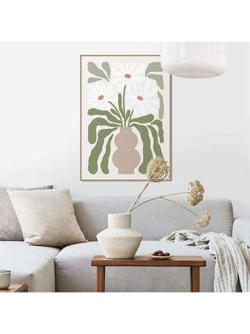 Orangewallz Ingelijste kunstdruk "Floral Essence"