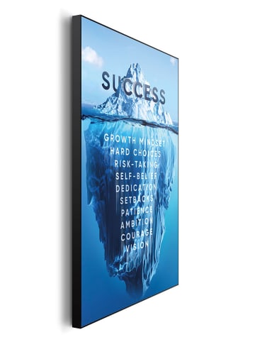 Orangewallz Ingelijste kunstdruk "Iceberg of Success"