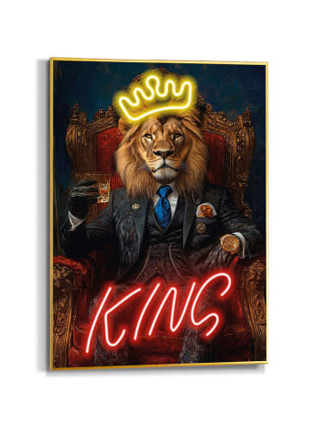 Orangewallz Gerahmter Kunstdruck "King Energy"
