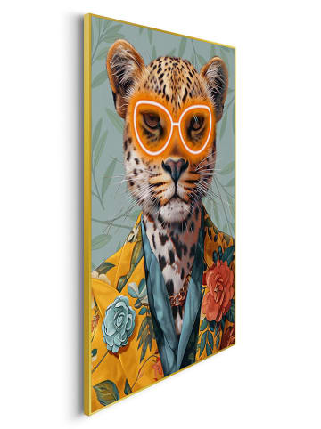 Orangewallz Ingelijste kunstdruk "Jungle Glow"