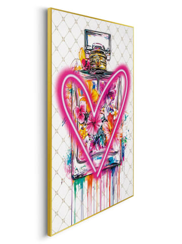 Orangewallz Ingelijste kunstdruk "Neon Love"