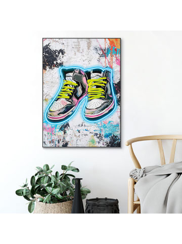 Orangewallz Gerahmter Kunstdruck "Street Kicks"