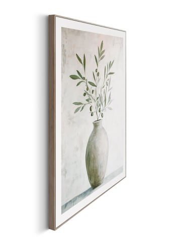 Orangewallz 5er-Set: Gerahmte Kunstdrucke "Seren Green"