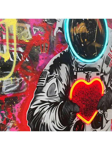 Orangewallz LED-Kunstdruck ''Astro Love''