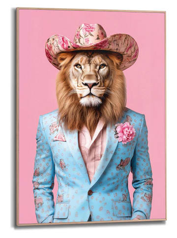 Orangewallz Gerahmter Kunstdruck "Savanna Chic"