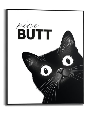 Orangewallz Gerahmter Kunstdruck ''Nice Cat''