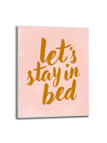Orangewallz Gerahmter Kunstdruck "Stay in Bed"