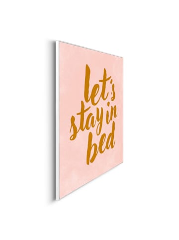 Orangewallz Gerahmter Kunstdruck "Stay in Bed"
