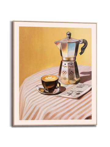 Orangewallz Gerahmter Kunstdruck "Warm Coffee Mornings"