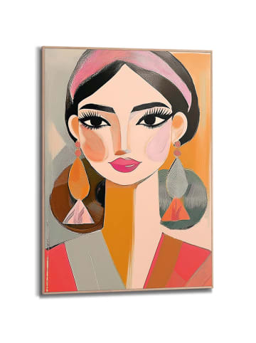 Orangewallz Gerahmter Kunstdruck "Coloured Girl"