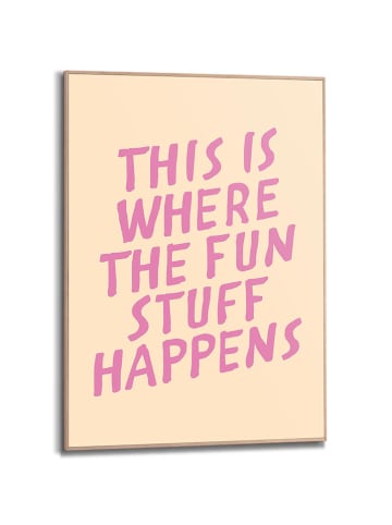 Orangewallz Ingelijste kunstdruk "Fun Stuff"