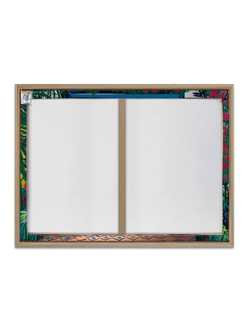 Orangewallz Gerahmter Leinwanddruck "Balcony Impression"