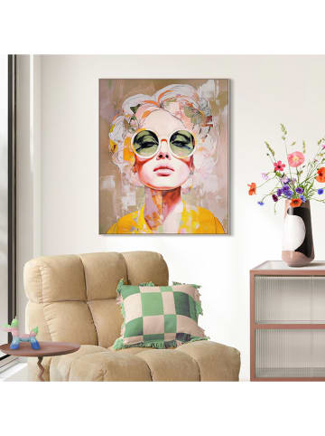 Orangewallz Ingelijste kunstdruk "Portrait Lady"