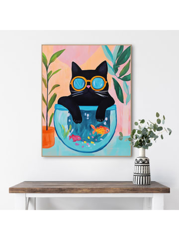 Orangewallz Ingelijste kunstdruk "Cat Fish"