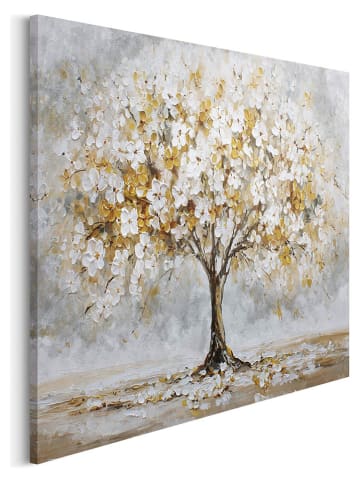 Orangewallz Leinwanddruck "Painted Blossoming Tree"