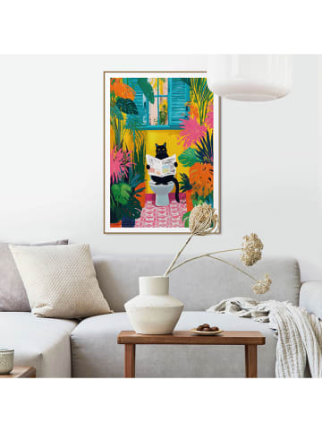 Orangewallz Druk artystyczny "Matisse - Kitty Catty" w ramce