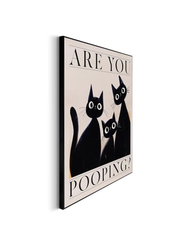 Orangewallz Gerahmter Kunstdruck "Kittens Looking"