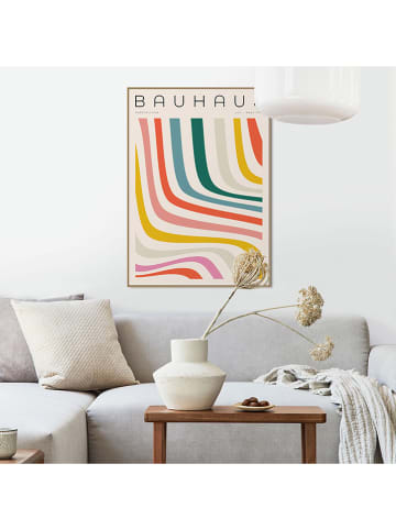Orangewallz Gerahmter Kunstdruck "Bauhaus Art"