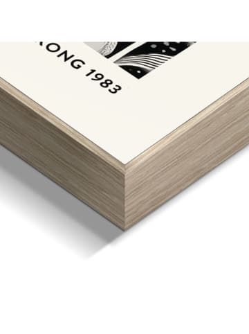 Orangewallz Druk artystyczny "Kasumi Studio - Black and White Flowers" w ramce