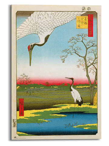 Orangewallz Kunstdruck ''Hiroshige - Minowa Kanasugi and Mikawashima''