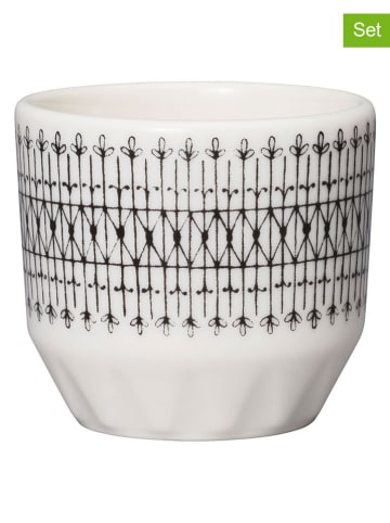 Moomin 2er.Set: Eierbecher in Weiß/ Schwarz - 40 ml