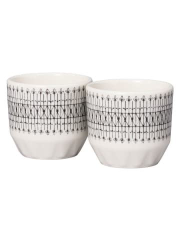 Moomin 2er.Set: Eierbecher in Weiß/ Schwarz - 40 ml