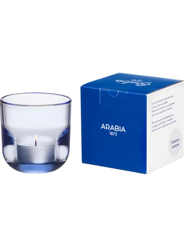 Arabia Teelichthalter "Ilona" in Blau - Ø 7,3 cm