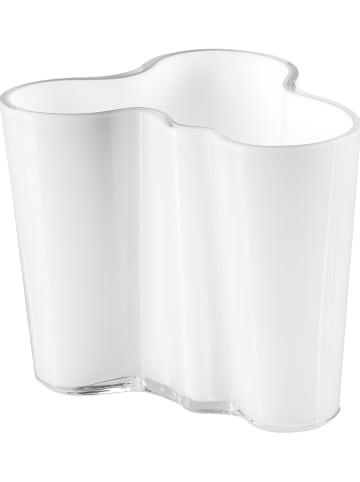 iittala Vase "Aalto" in Weiß - (H)9,5 cm
