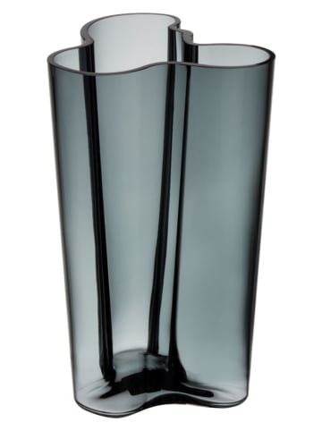 Moomin Wazon "Aalto" w kolorze ciemnoszarym - wys. 25 cm