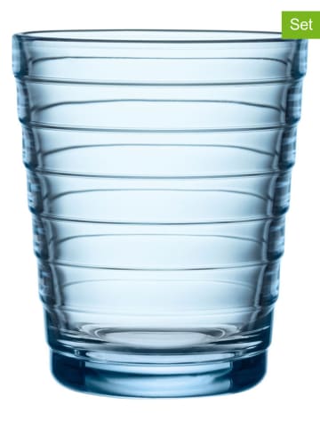 Moomin 2er-Set: Gläser "Aino Aalto" in Hellblau - 220 ml