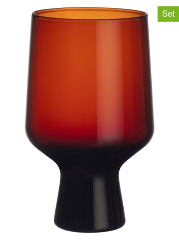 Moomin Kieliszki (2 szt.) "Solare" w kolorze czerwonym - 400 ml