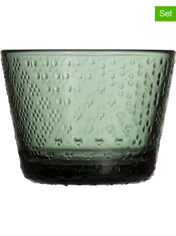 iittala 2-delige set: glazen "Tundra" groen - 160 ml