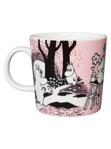 Moomin Tasse "Love" in Rosa/ Weiß - 300 ml