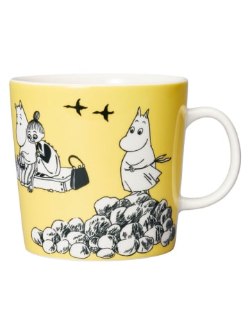 Moomin Tasse in Gelb/ Weiß - 400 ml