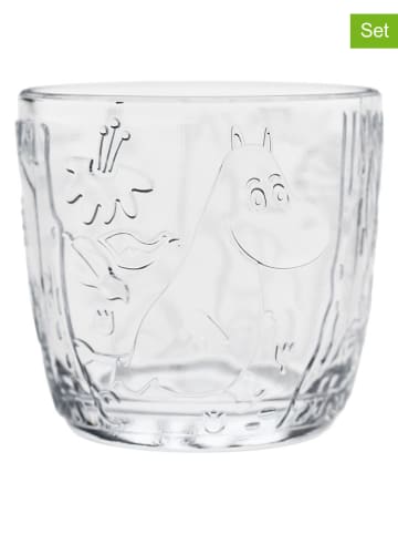 Moomin 2-delige set: glazen transparant - 280 ml